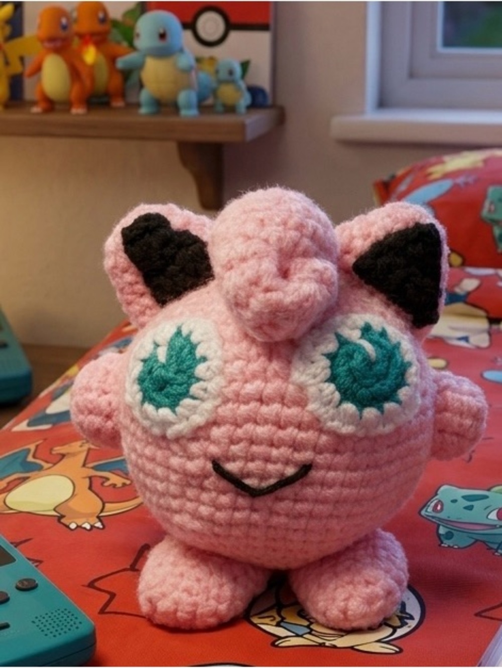 Handmade Sm Pink Jigglypuff Crochet Plush